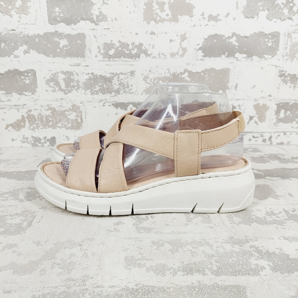 New Rizzoli Genuine Leather Women’s Beige Super Comfort Shoes Sandals V566